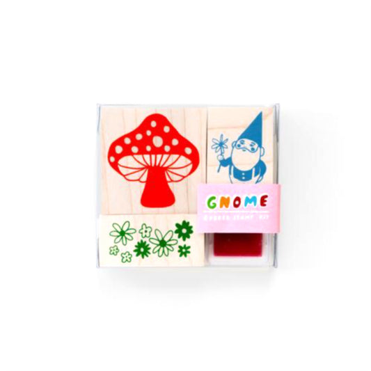Gnome and Mushroom Stamp Kit by Yellow Owl Workshop - by Yellow Owl Workshop - K. A. Artist Shop