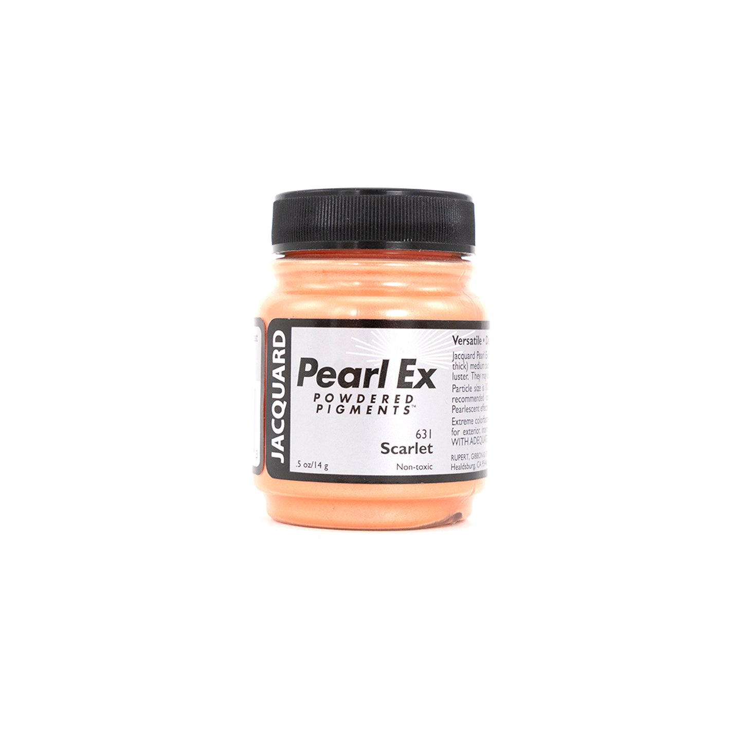 Jacquard PearlEx Powdered Pigments - 0.75 oz jars - Scarlet by Jacquard - K. A. Artist Shop