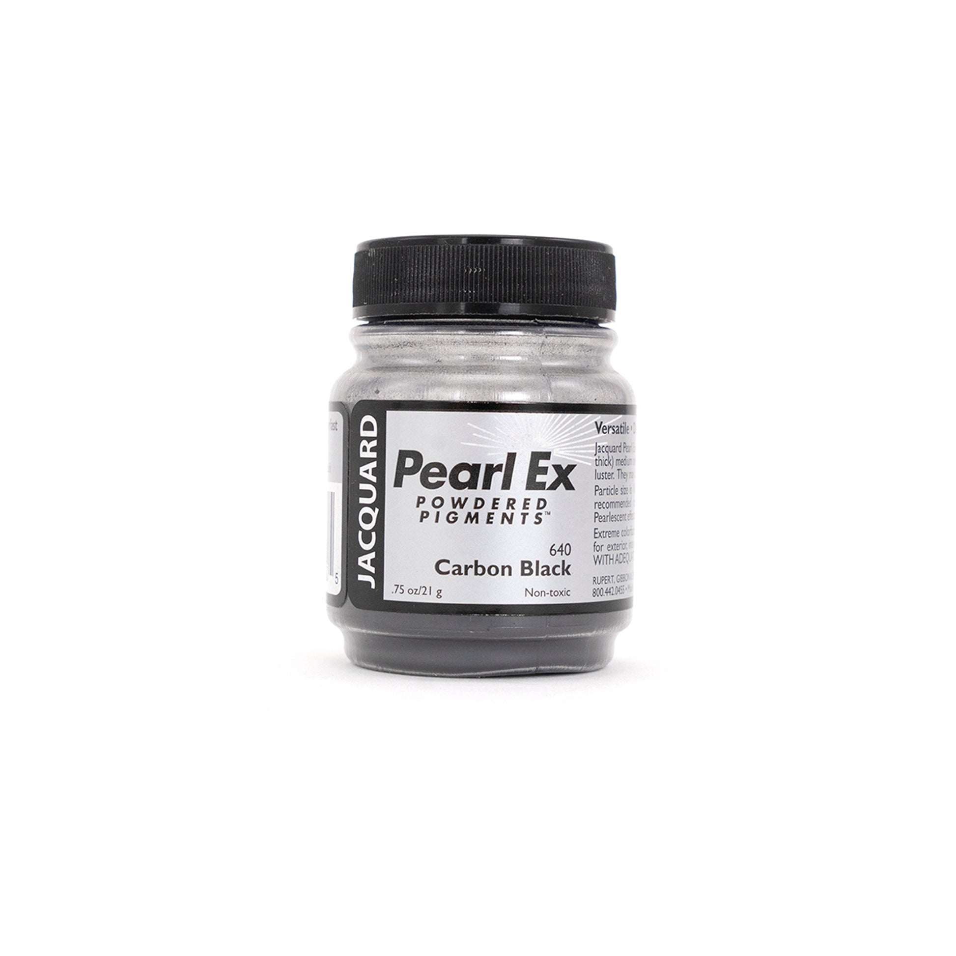 Jacquard PearlEx Powdered Pigments - 0.75 oz jars - Carbon Black by Jacquard - K. A. Artist Shop