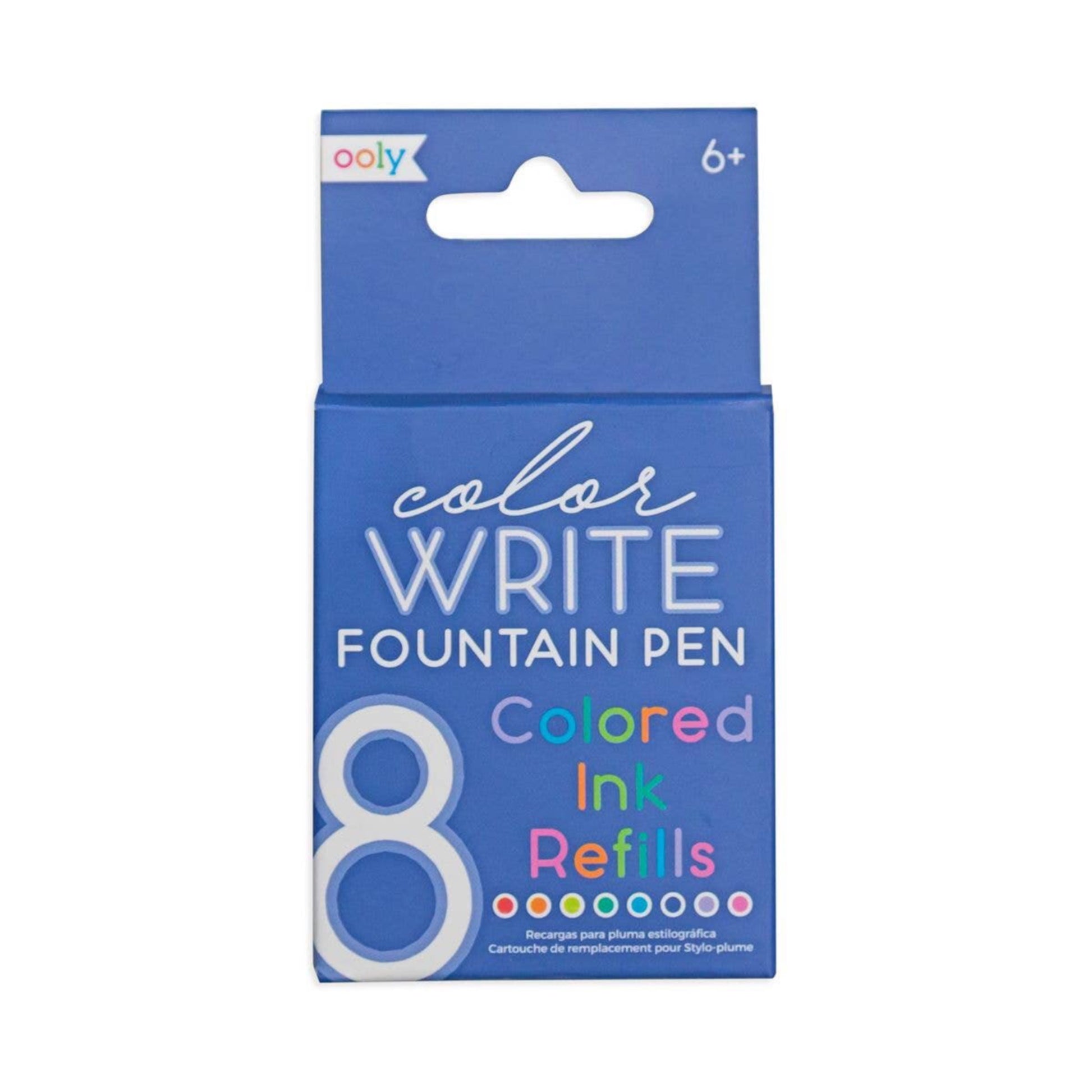 Ooly Color Write Fountain Pens Colored Ink Refills