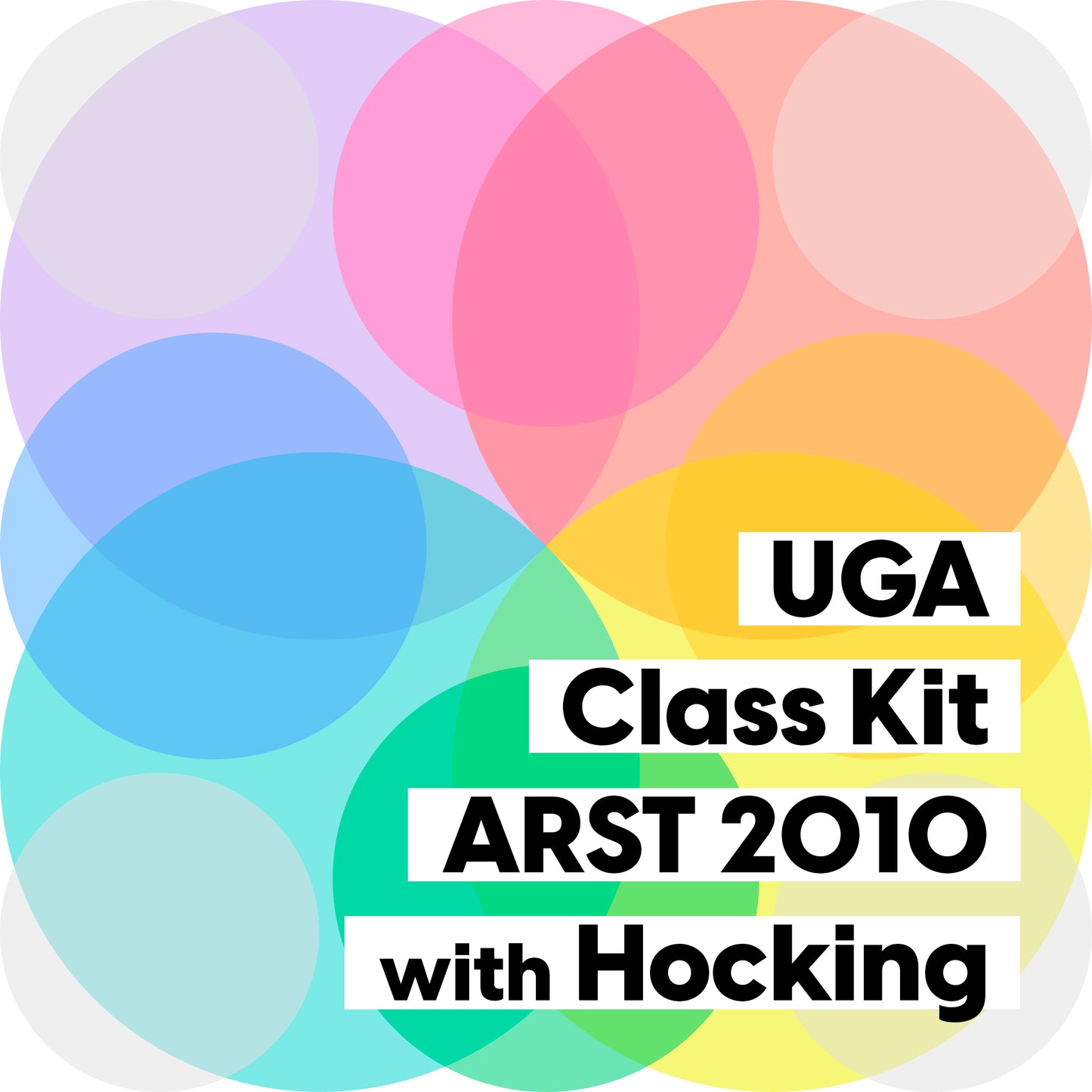 Kit #10 • Class Kit for UGA - ARST 2010 with Hocking • Fall 2022 - by Various - K. A. Artist Shop
