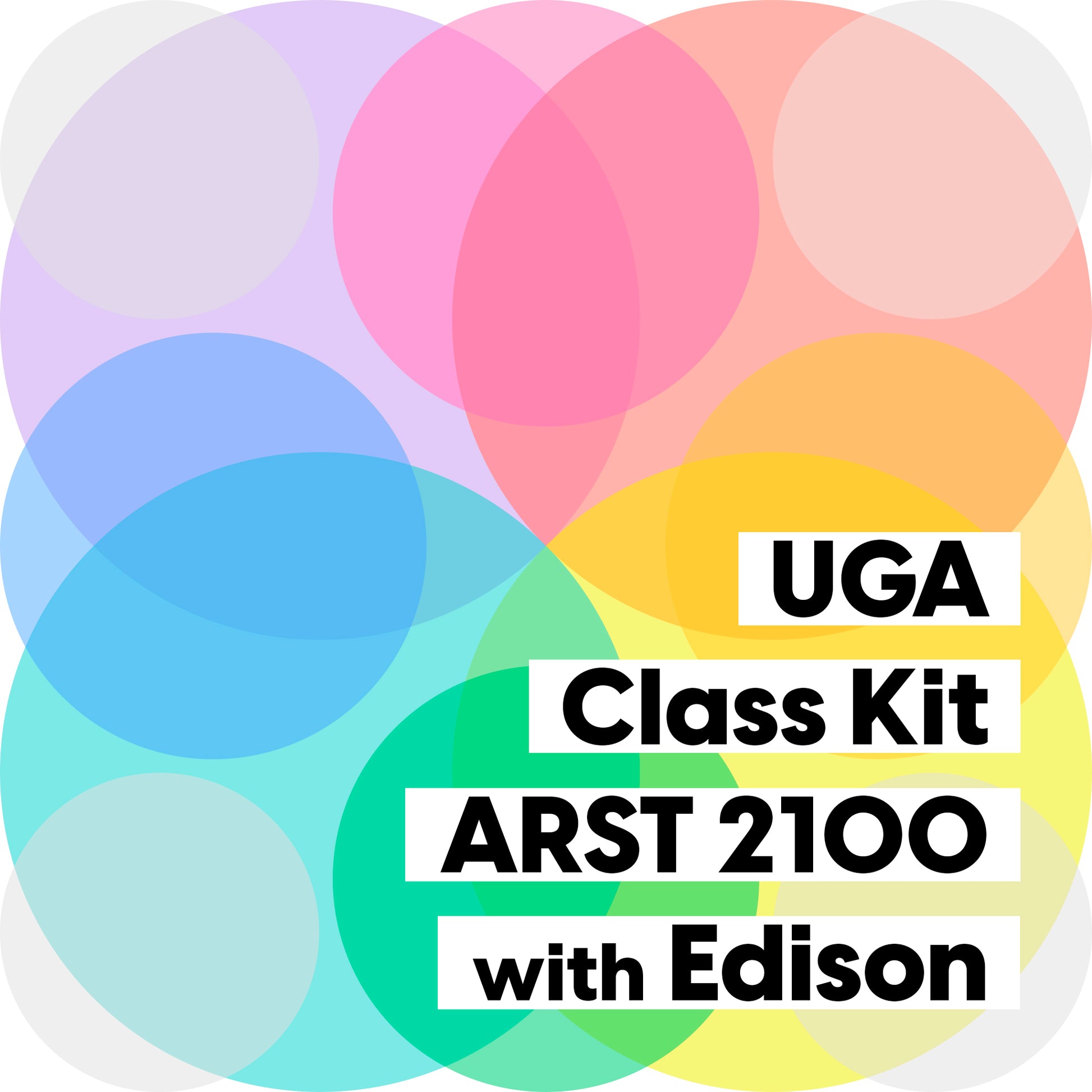 Kit #05 • Class Kit for UGA - ARST 2100 with Edison • Spring 2023 - by Various - K. A. Artist Shop