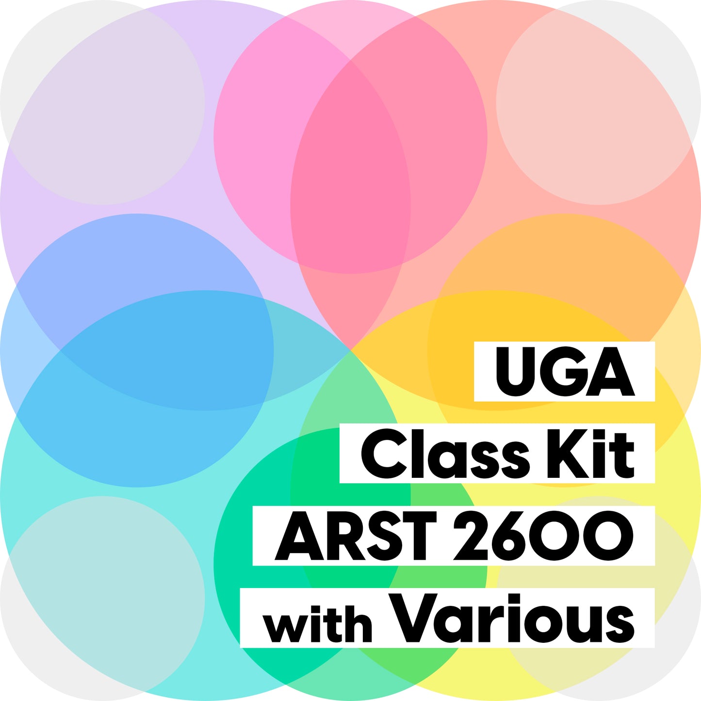 Kit #02 • Class Kit for UGA - ARST 2600 with Multiple Teachers • Spring 2023 - by Various - K. A. Artist Shop