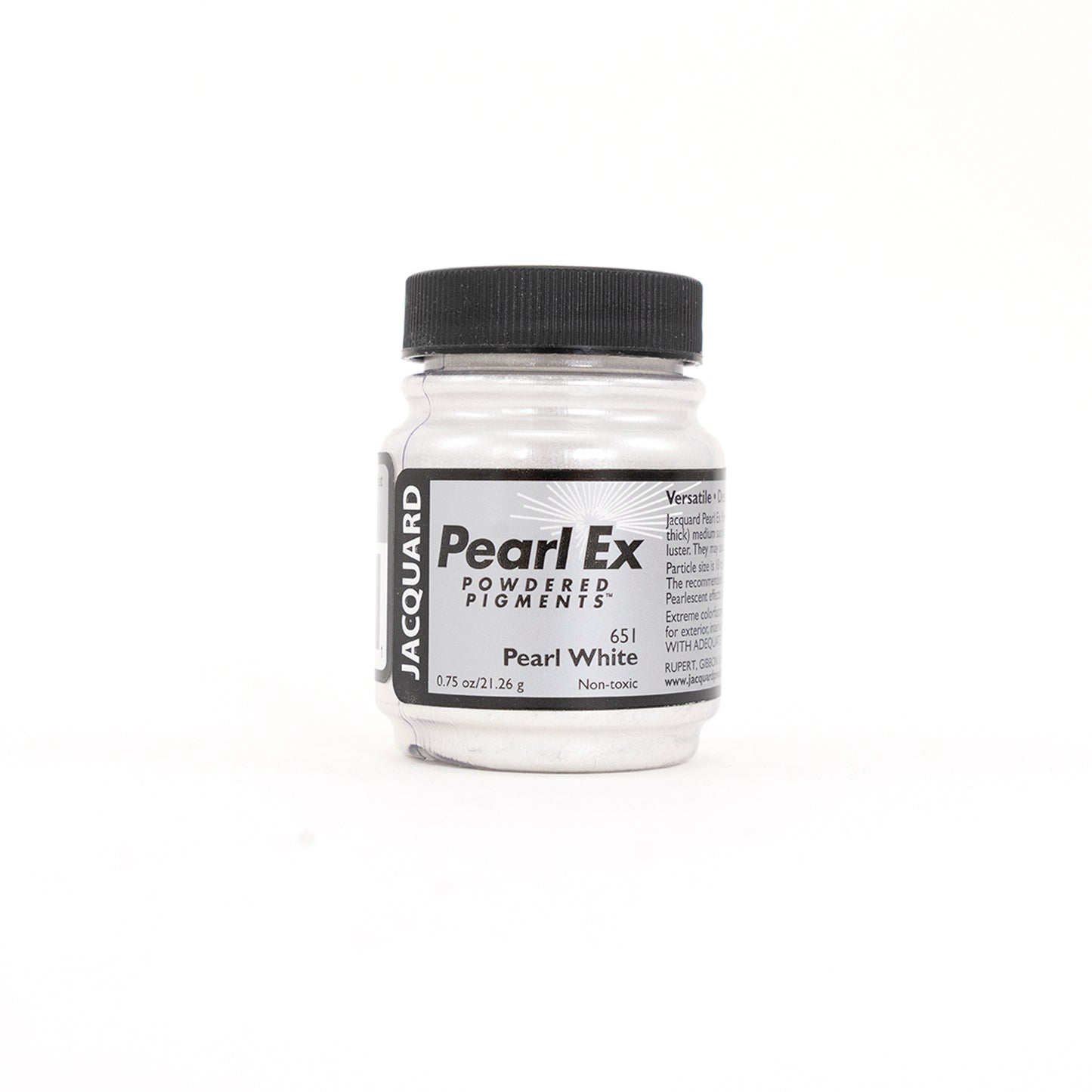 Jacquard PearlEx Powdered Pigments - 0.75 oz jars - Pearl White by Jacquard - K. A. Artist Shop