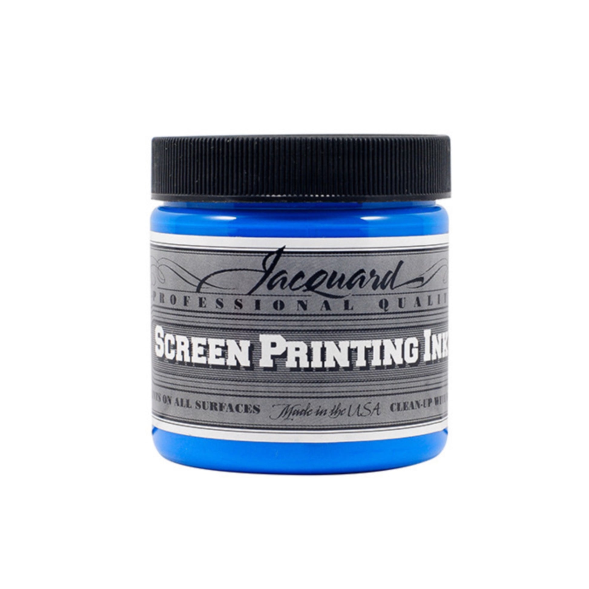 Jacquard Screen Printing Ink - Small Jar (4 fl. oz.) / 128 - Opaque Blue by Jacquard - K. A. Artist Shop