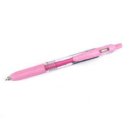 Sarasa Clip Retractable Gel Pens - Milky Pink - 0.5mm by Zebra - K. A. Artist Shop