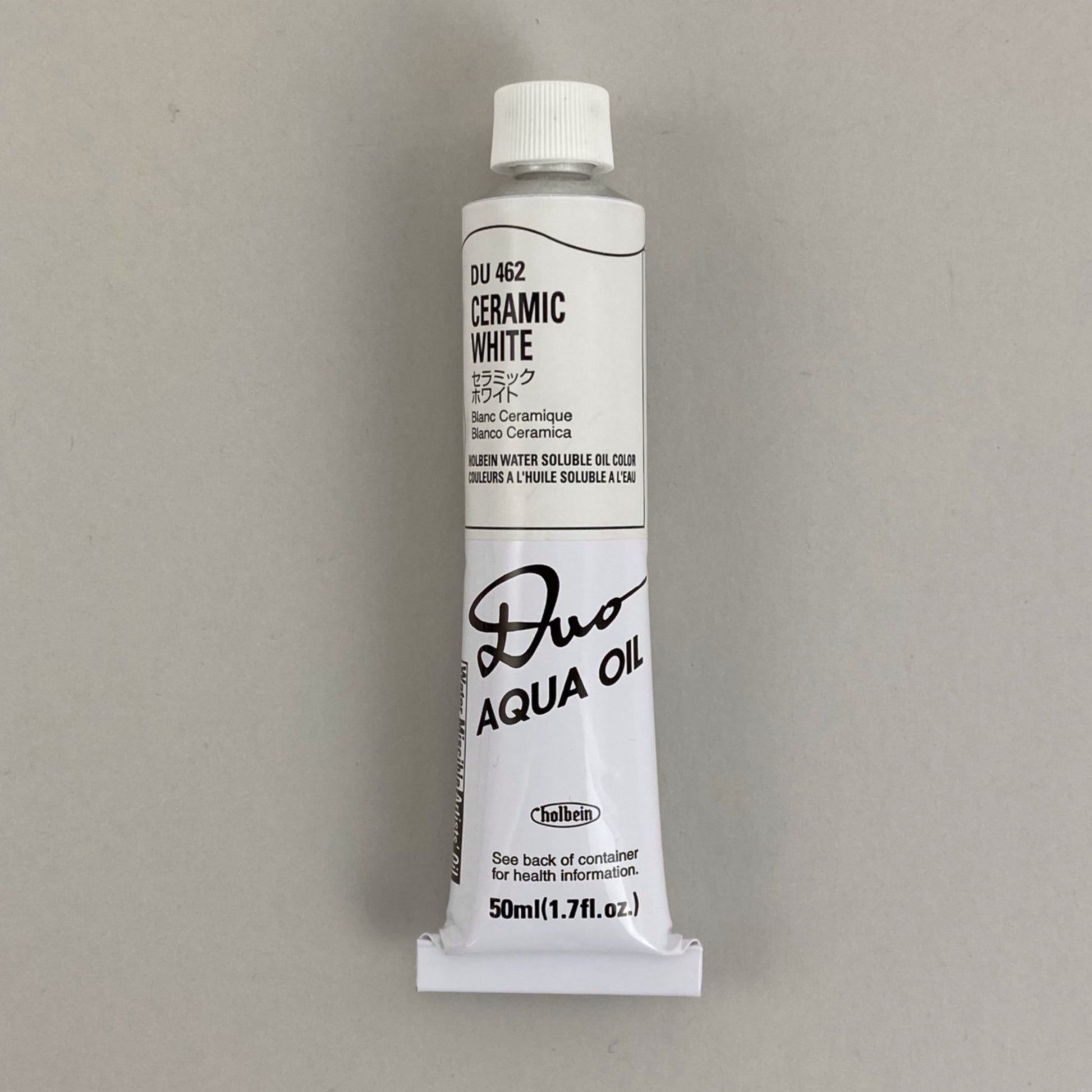Holbein Duo Aqua Oil Water Soluble Oil Color - 50 ml Tube - Ceramic White by Holbein - K. A. Artist Shop