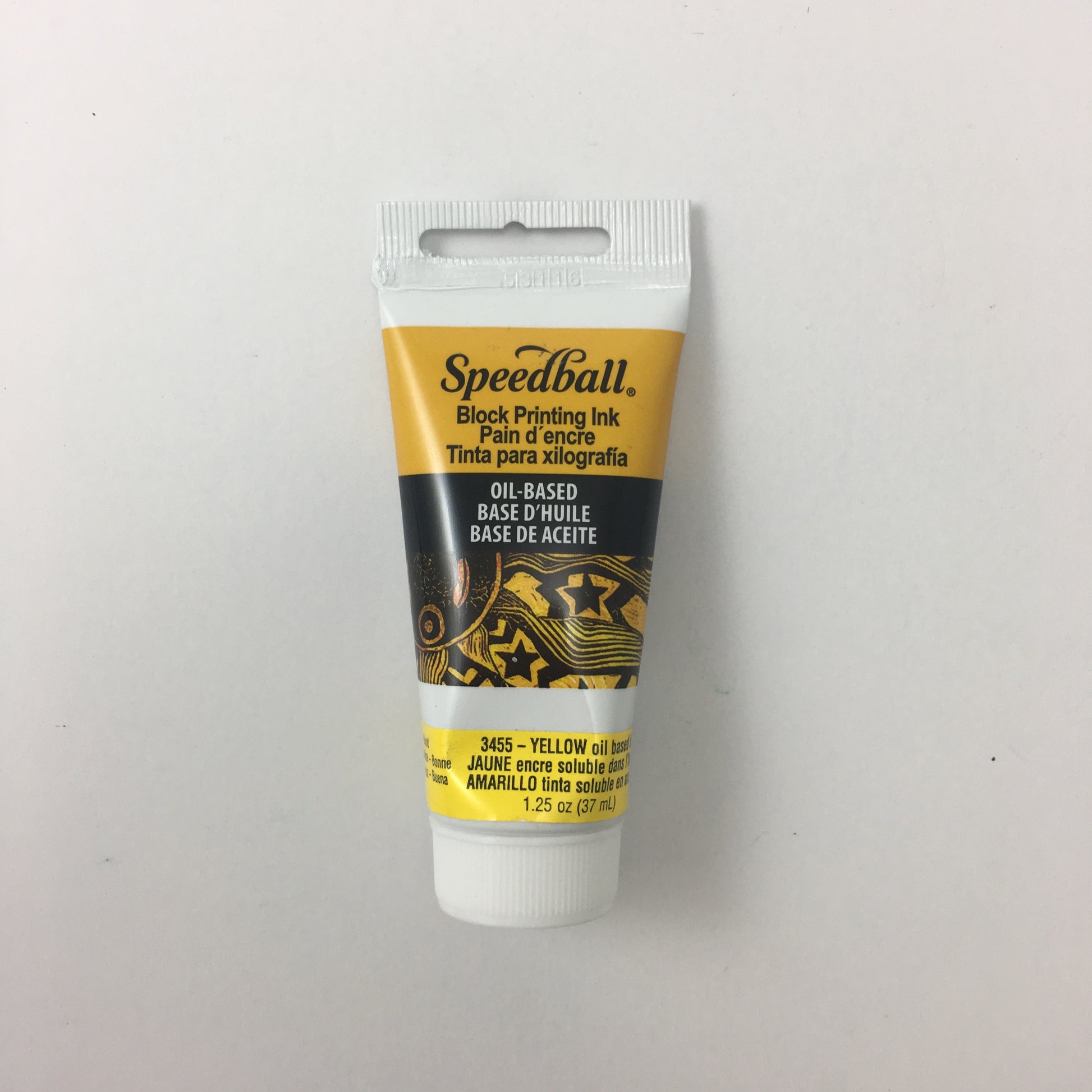 Speedball Block Printing Ink - Oil Based - 1.25 oz. - Yellow by Speedball - K. A. Artist Shop