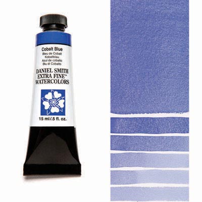 Daniel Smith Extra Fine Watercolors - 15ml / 0.5 fl. oz. - Cobalt Blue by Daniel Smith - K. A. Artist Shop