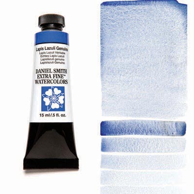 Daniel Smith Extra Fine Watercolors - 15ml / 0.5 fl. oz. - Lapis Lazuli Genuine by Daniel Smith - K. A. Artist Shop