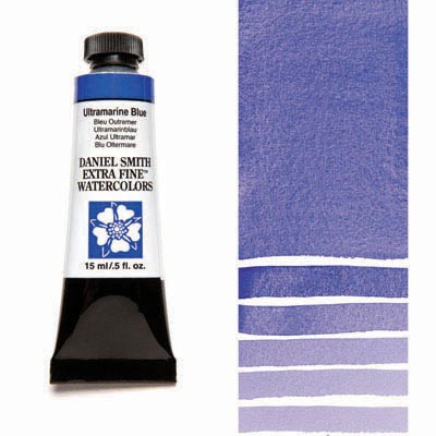Daniel Smith Extra Fine Watercolors - 15ml / 0.5 fl. oz. - Ultramarine Blue by Daniel Smith - K. A. Artist Shop