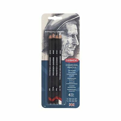 Derwent Charcoal Pencils - 4 pk - by Derwent - K. A. Artist Shop