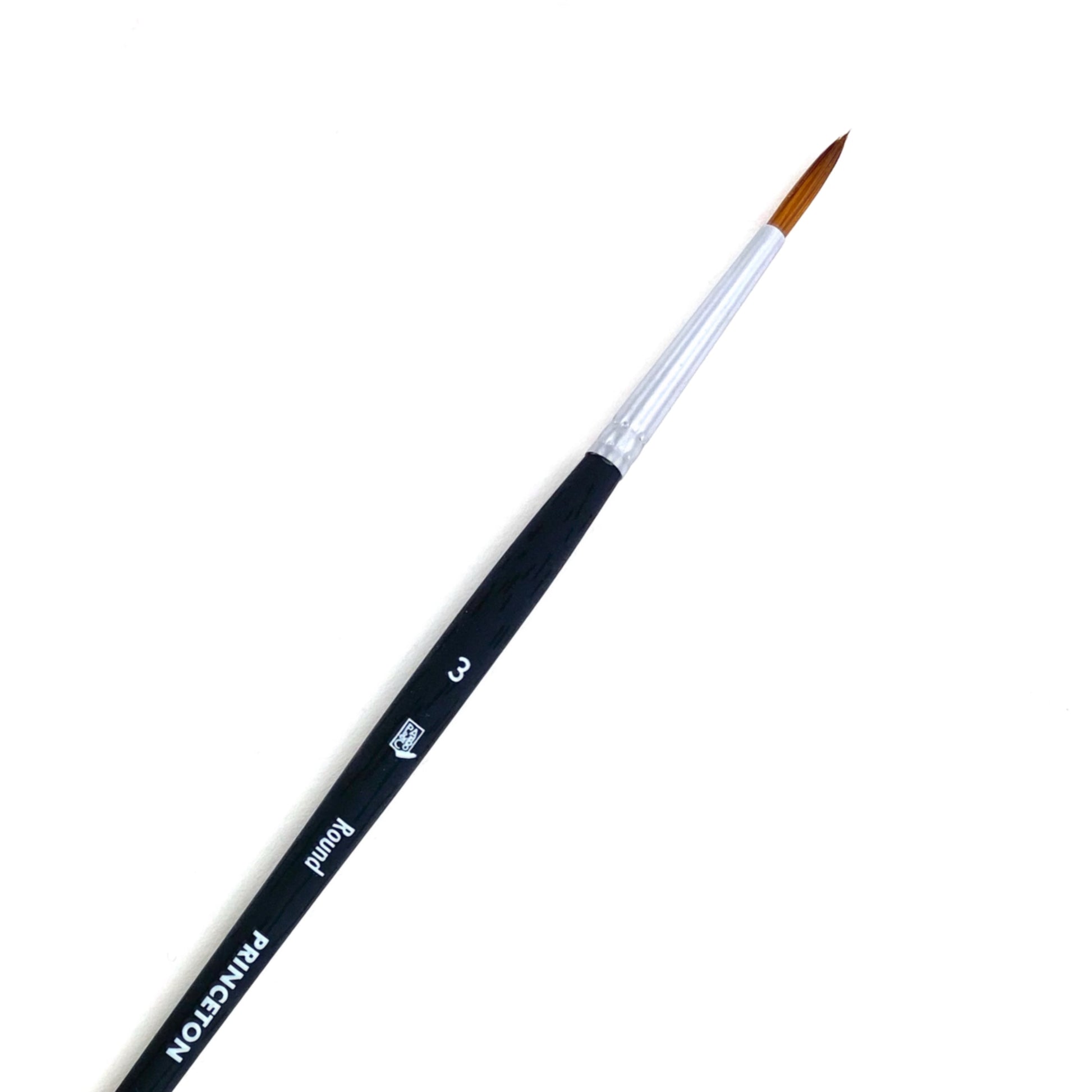 Aqua Elite Synthetic Kolinsky Sable Watercolor Brushes - Round / 3 by Princeton Art & Brush Co - K. A. Artist Shop