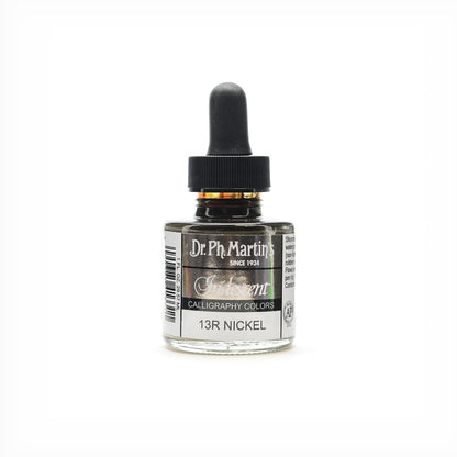 Dr. Ph. Martin's Iridescent Calligraphy Colors - Nickel by Dr. Ph. Martin’s - K. A. Artist Shop