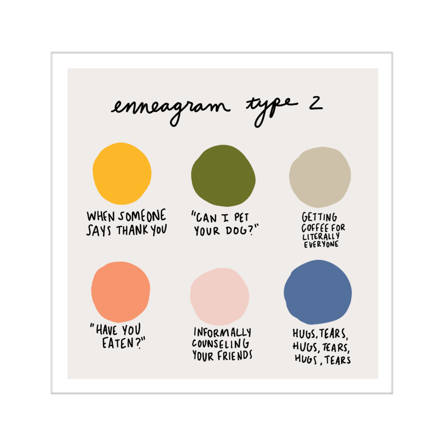Colorful Enneagram Prints - 2 by Twenty Seven - K. A. Artist Shop