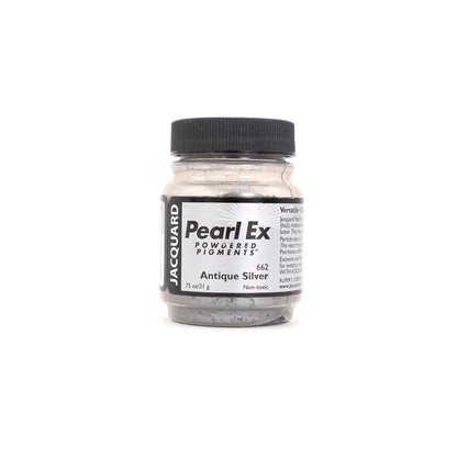 Jacquard PearlEx Powdered Pigments - 0.75 oz jars - Antique Silver by Jacquard - K. A. Artist Shop
