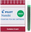 Pilot Namiki Ink Cartridges - Green / 6 Pack by Pilot - K. A. Artist Shop