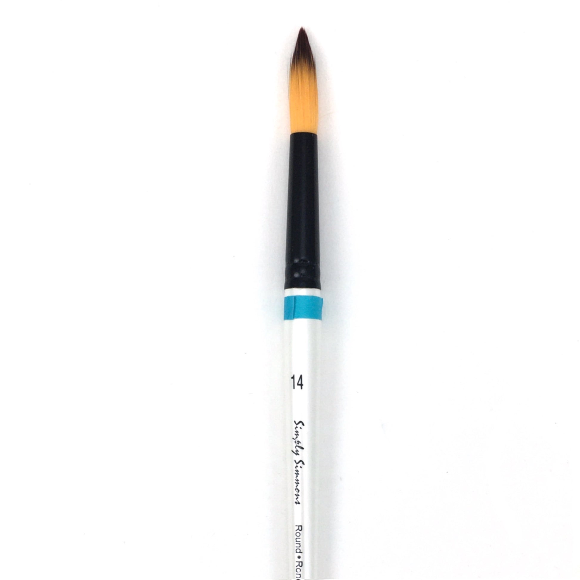 Simply Simmons Watercolor Brush - Short Handle - Round / - #14 / - synthetic by Robert Simmons - K. A. Artist Shop