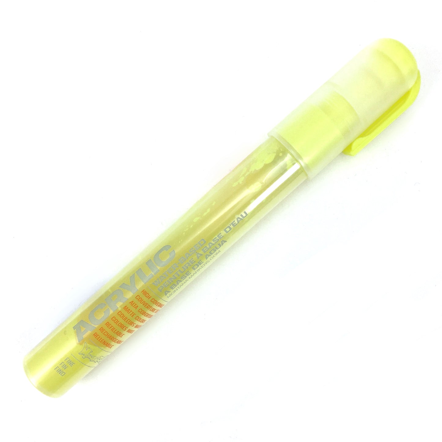 Montana Acrylic Paint Markers - Individuals - Flash Yellow / 2 mm by Montana - K. A. Artist Shop