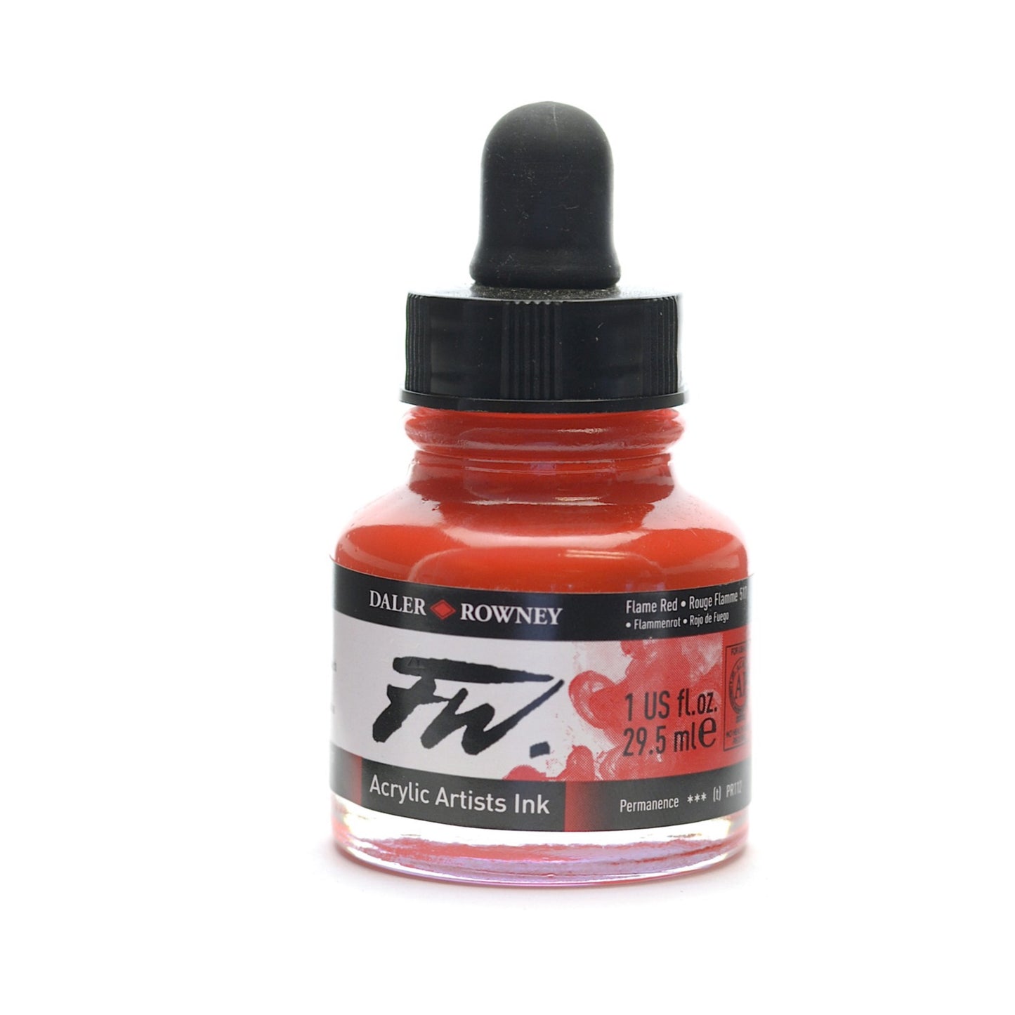 Daler-Rowney FW Acrylic Ink - Flame Red by Daler Rowney - K. A. Artist Shop