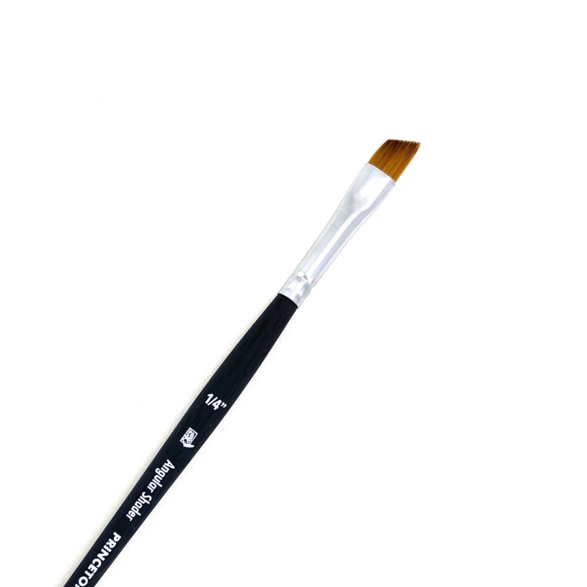 Aqua Elite Synthetic Kolinsky Sable Watercolor Brushes - Angle Shader / 1/4 by Princeton Art & Brush Co - K. A. Artist Shop