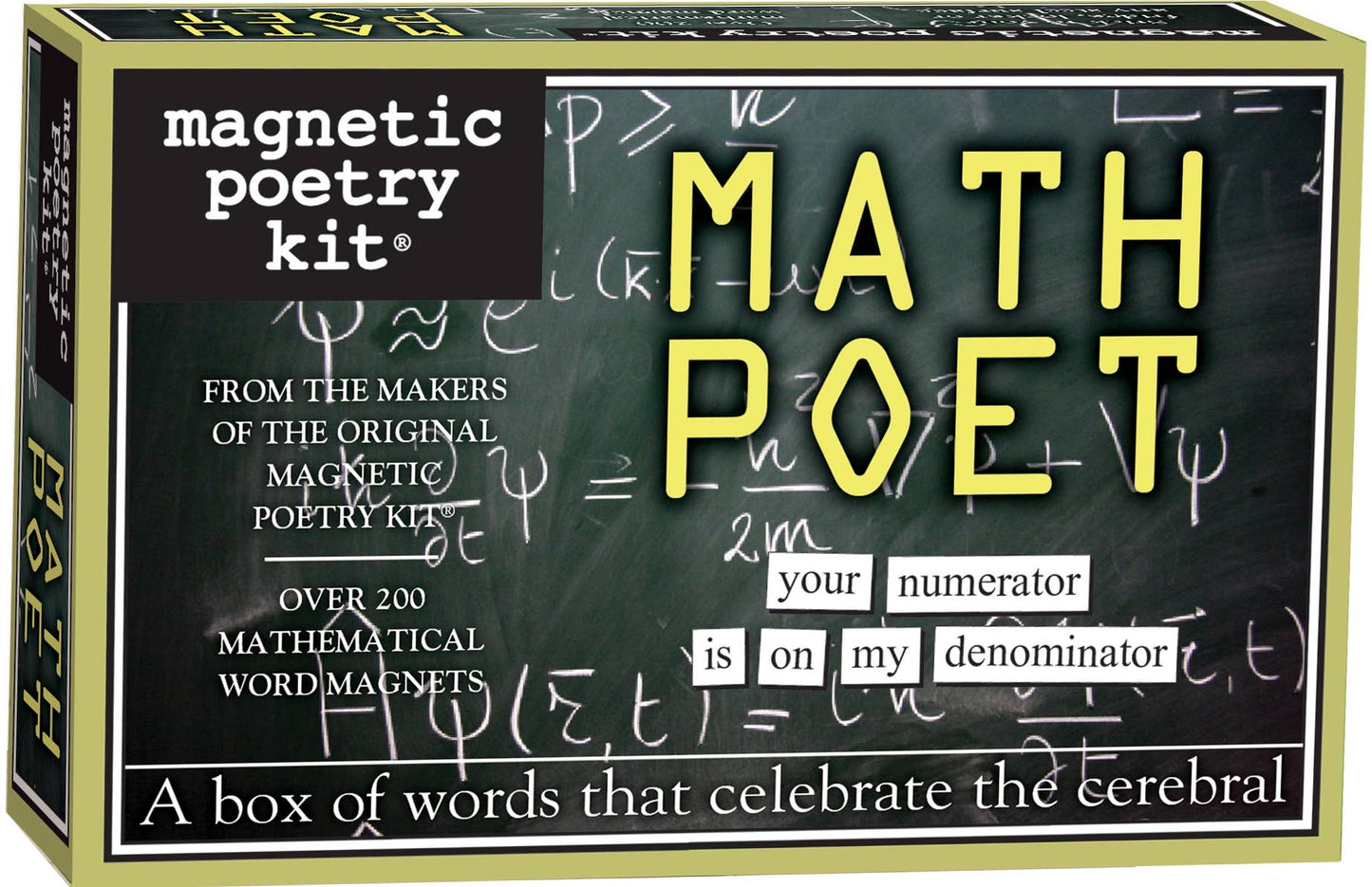 “The Math Poet” Magnetic Poetry Kit - by Magnetic Poetry, Inc - K. A. Artist Shop