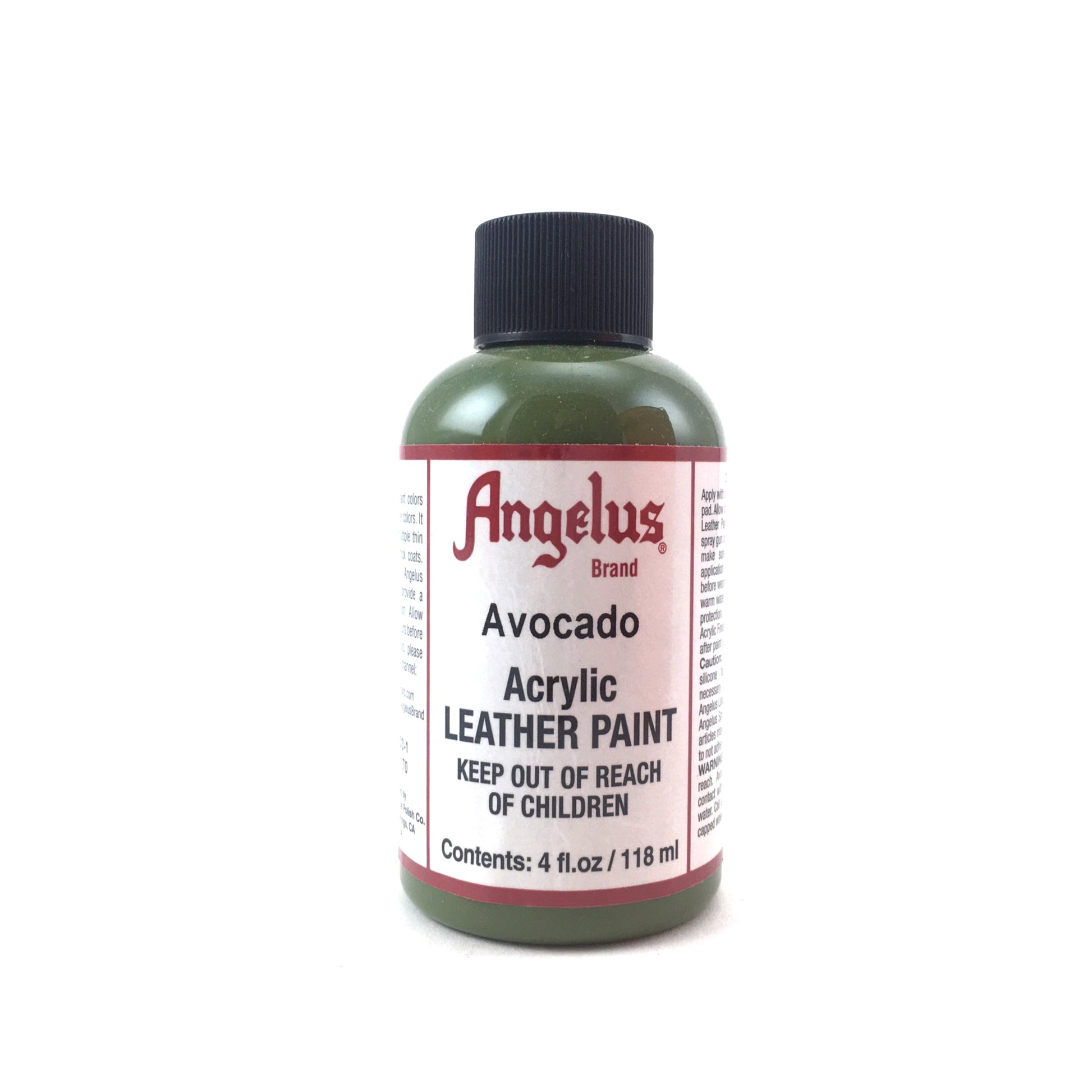 Angelus 6285700 Acrylic Leather Paint - White, 4oz for sale online