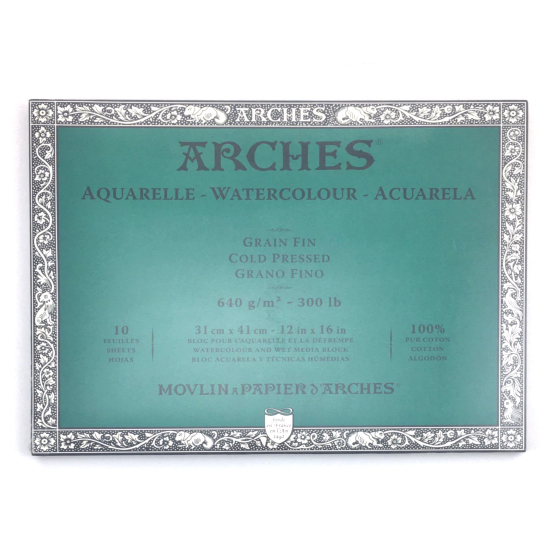 Arches Watercolor Block - 140 lb. Hot Press 16 x 20