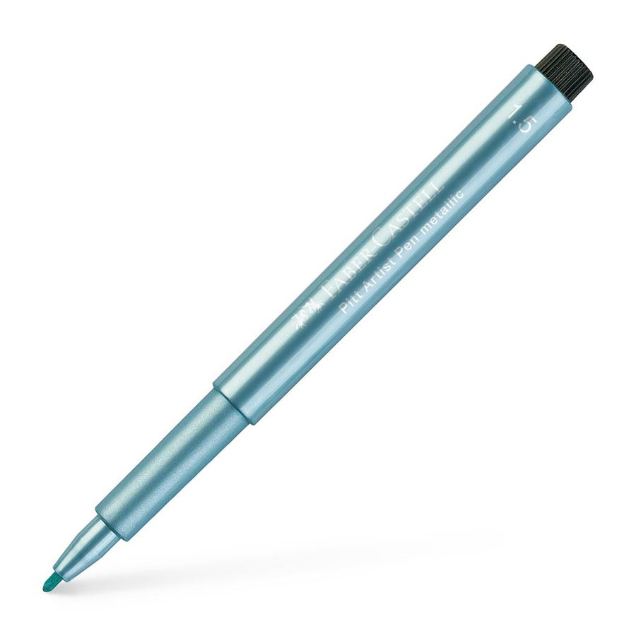 Faber-Castell PITT Metallic Artist Pen - Blue by Faber-Castell - K. A. Artist Shop