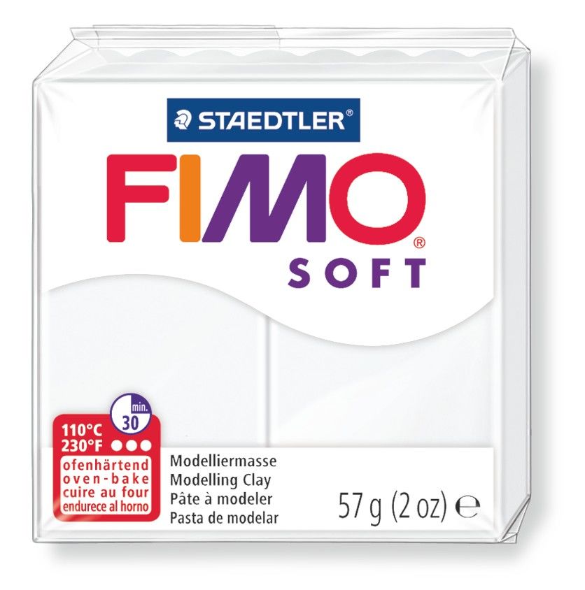 FIMO Soft Clay - 0 - White (Soft) by Fimo - K. A. Artist Shop