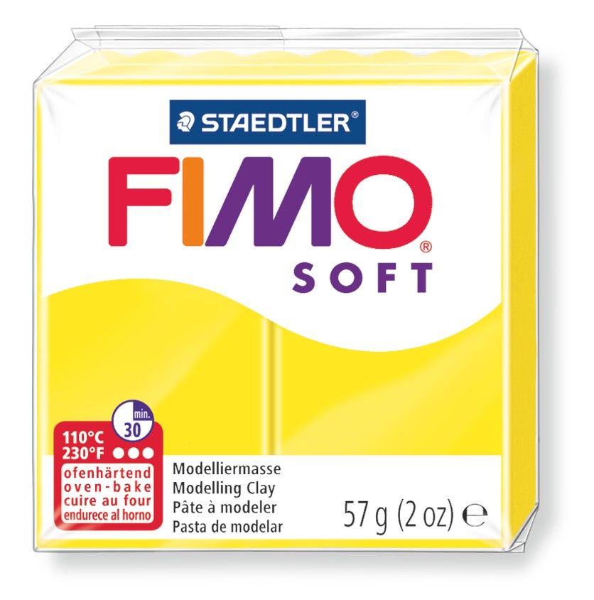 FIMO Soft Clay - 10 - Lemon (Soft)* by Fimo - K. A. Artist Shop