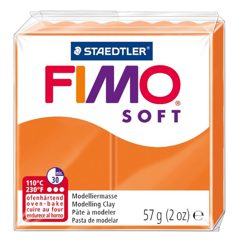 FIMO Soft Clay - 42 - Tangerine (Soft)* by Fimo - K. A. Artist Shop