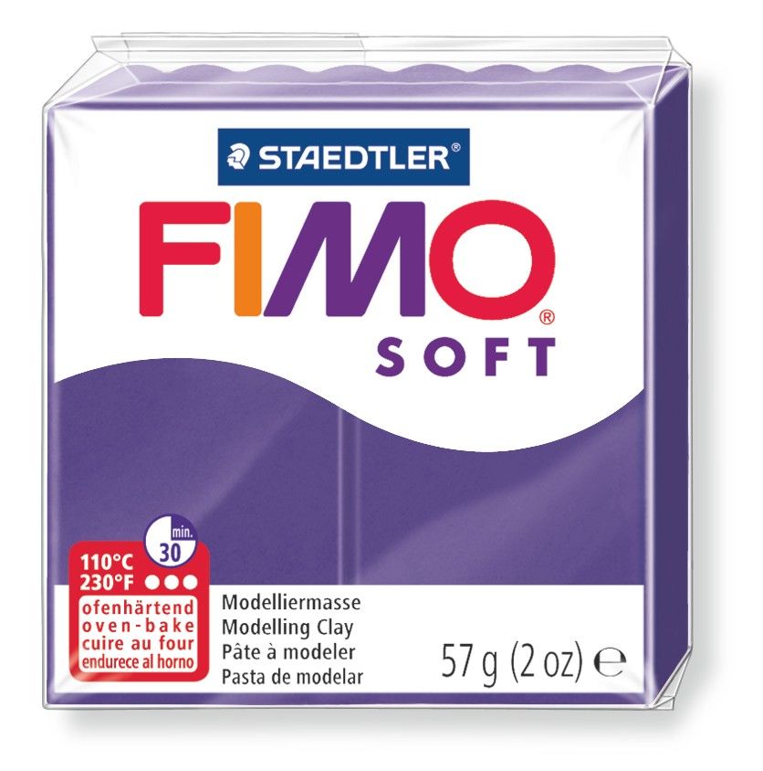 FIMO Soft Clay - 63 - Plum (Soft)* by Fimo - K. A. Artist Shop
