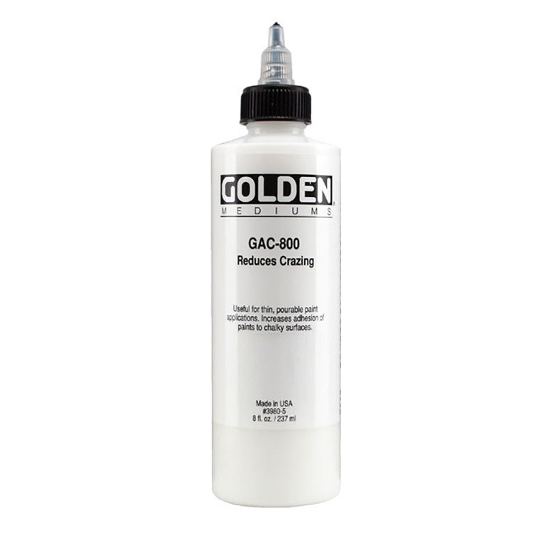 Golden Mediums "GAC 800" Reduces Crazing - 8oz - by Golden - K. A. Artist Shop