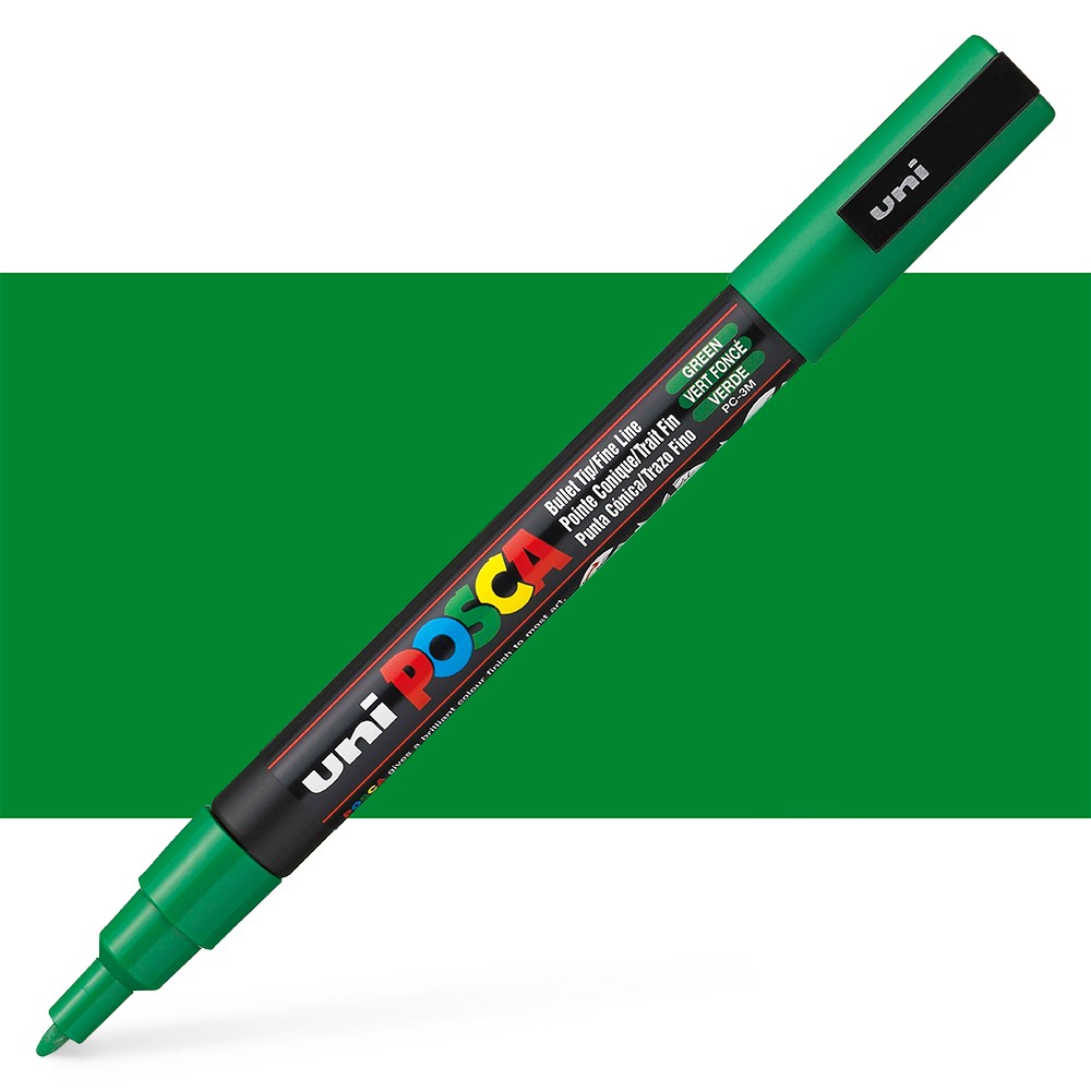 Posca Marker : Pc-1m : Extra-Fine Bullet Tip : 0.7mm : Light Green