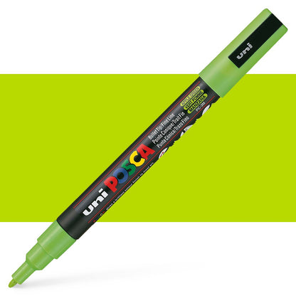 POSCA Acrylic Paint Markers - PC-3M 0.9-1.3mm Bullet Tip - Apple Green by POSCA - K. A. Artist Shop
