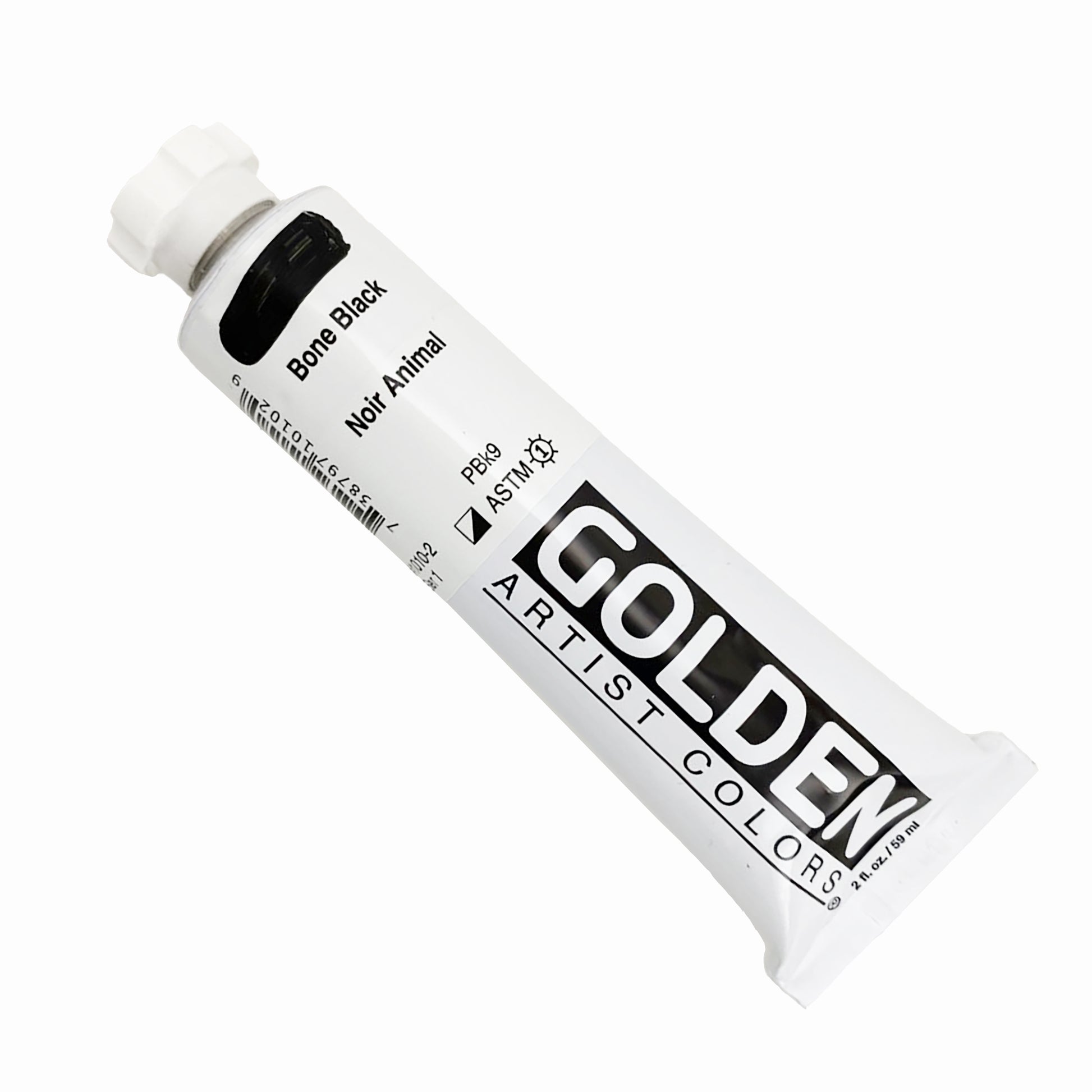Golden Heavy Body Acrylic 5 oz Black & White Set of 6