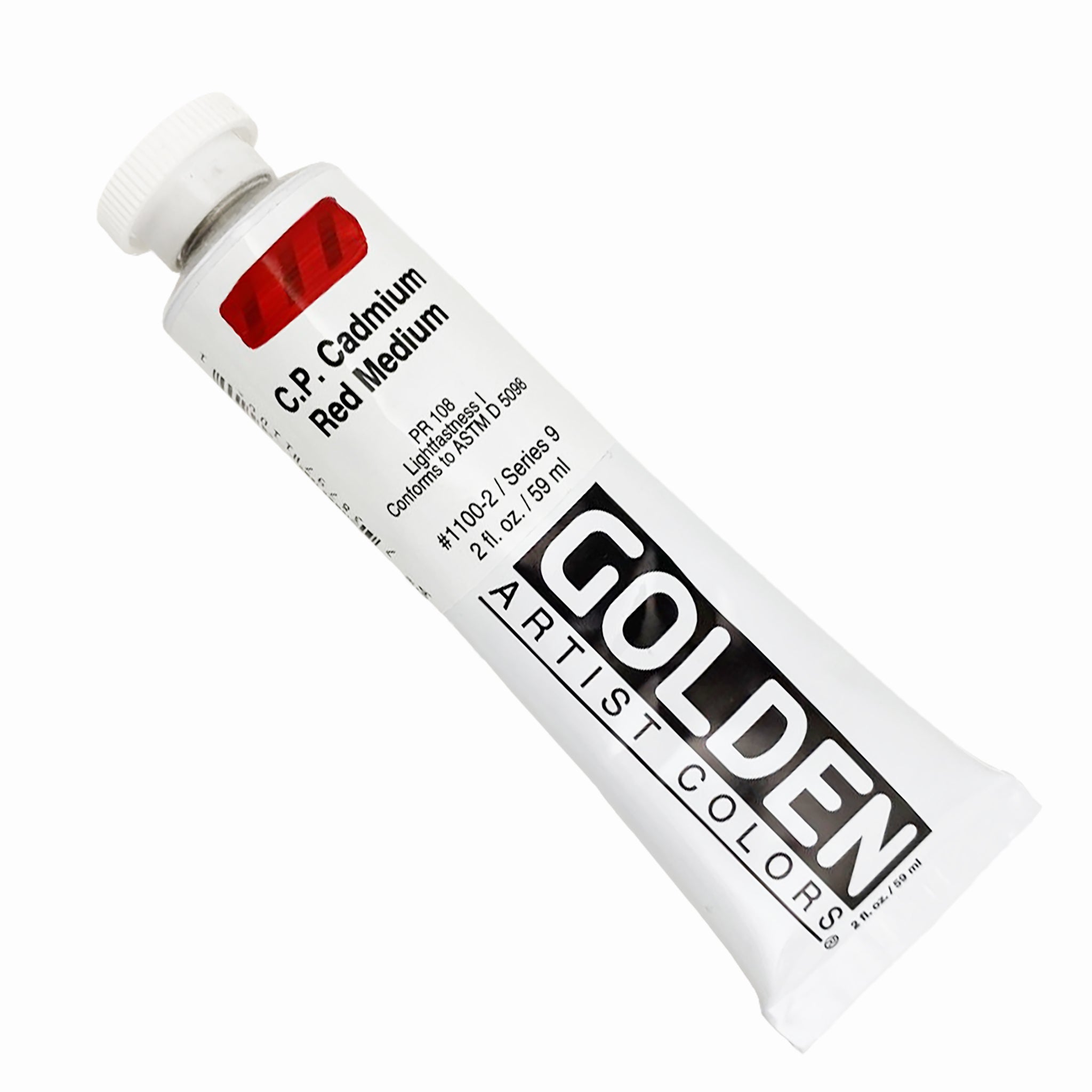 Golden Acrylic Paint NEW in Tub 8 oz Heavy Body CP CAdmium Red good Medium