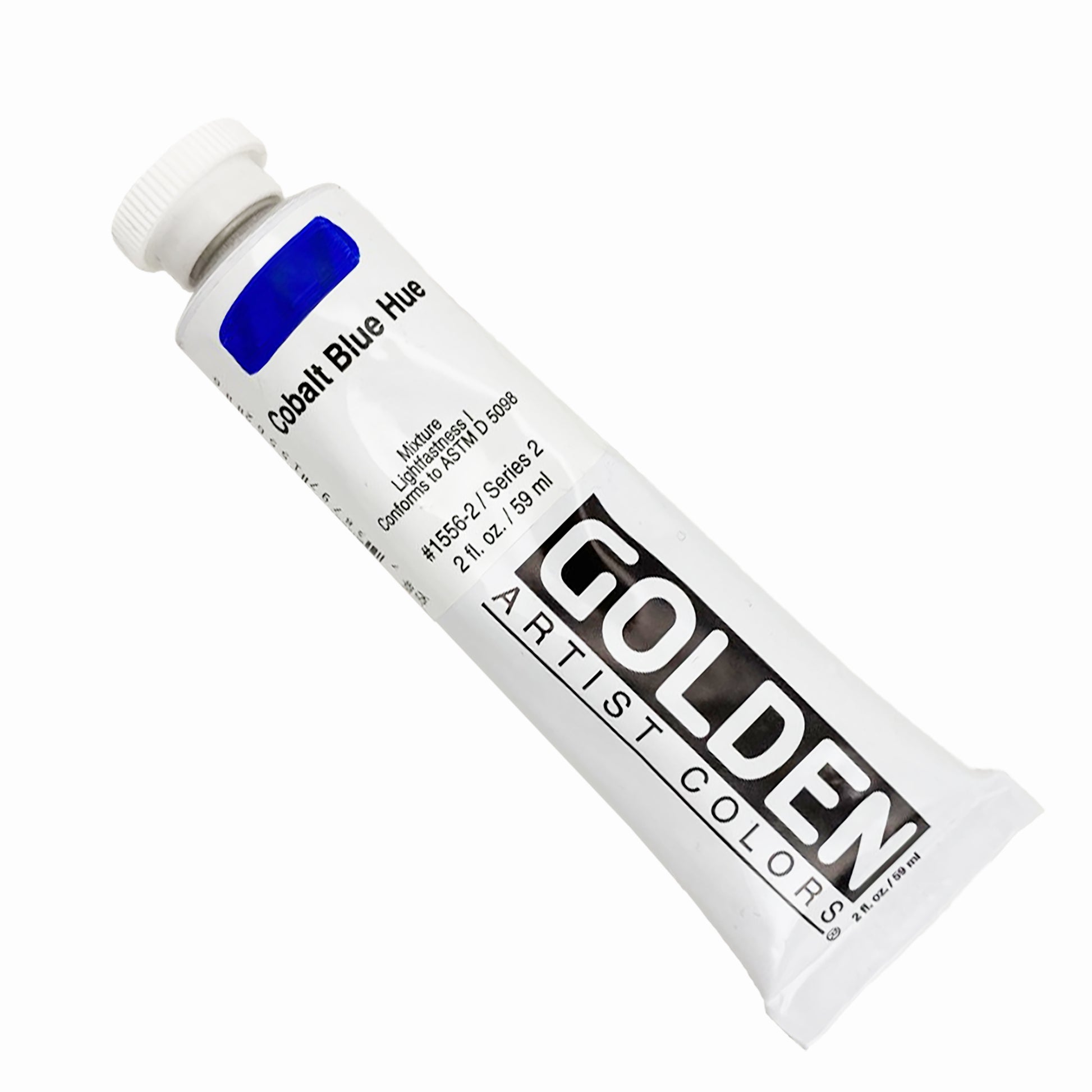 Golden Heavy Body Artist Acrylics - Cobalt Blue, 8 oz Jar