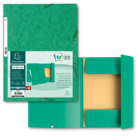 Exacompta 3-Flap Portfolio Folders - Green by Exacompta - K. A. Artist Shop
