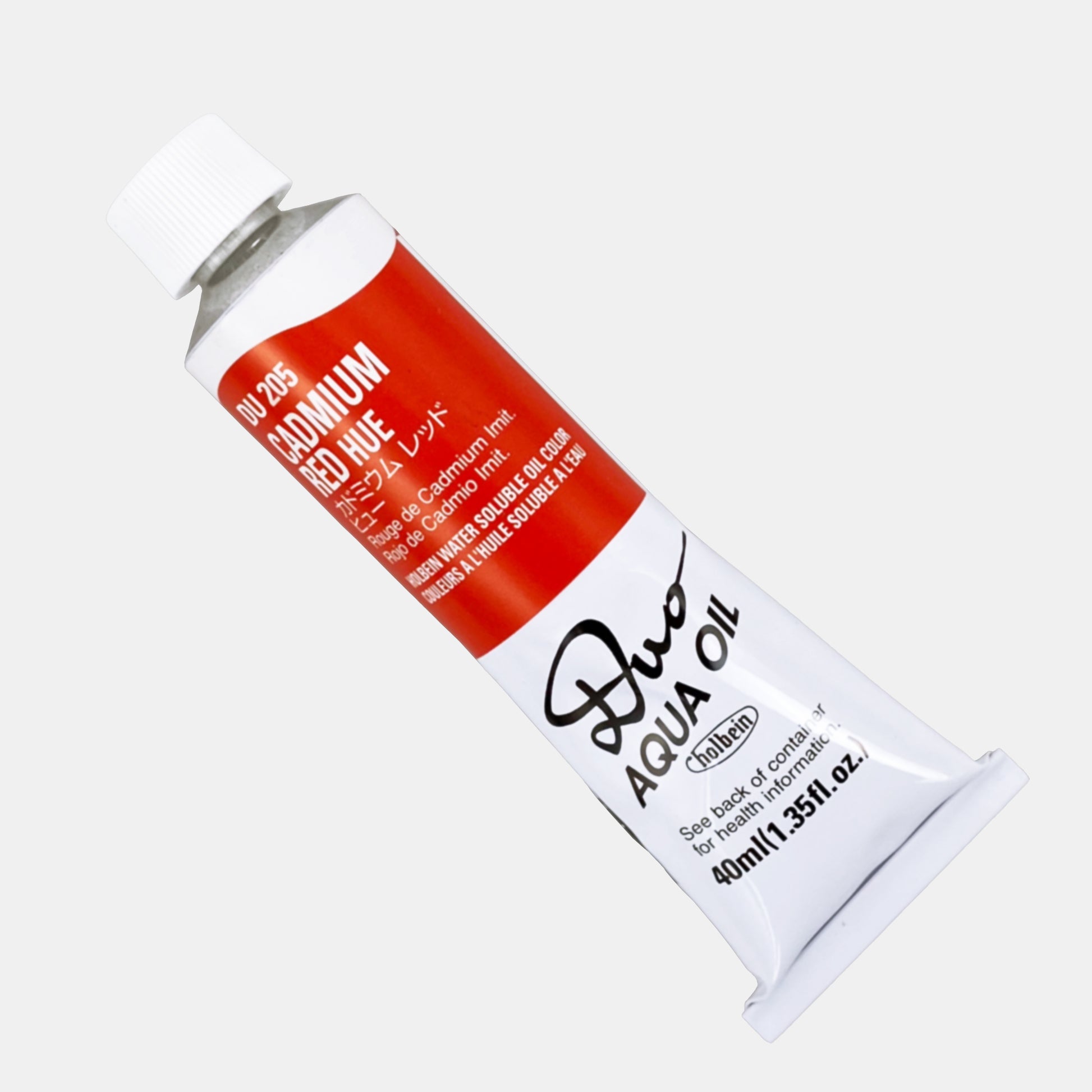 Holbein Duo Aqua Water-Soluble Oil Cadmium Red Deep Elite 40ml