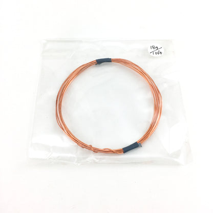 Round Copper Wire - Soft Temper a.k.a. Dead Soft - 10 ft. - 18g by Contenti - K. A. Artist Shop
