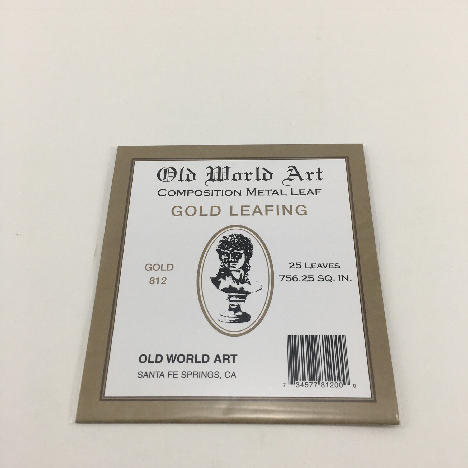 Old World Art Composition Metal Leaf - 25 Leaves / 756.25 SQ. IN. - Gold by Old World Art - K. A. Artist Shop