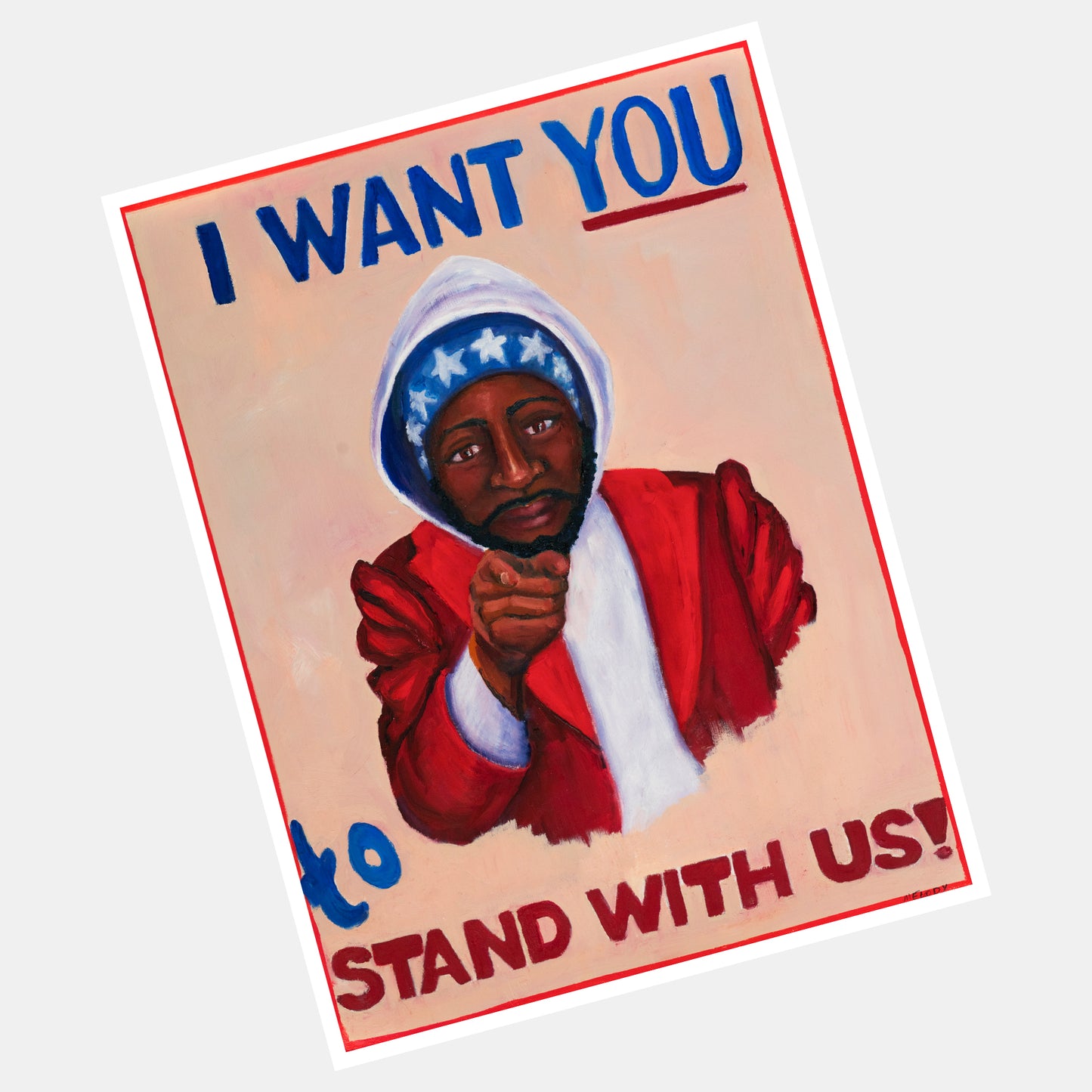 "I Want You to Stand With Us" Black Lives Matter Print by Melody Croft - by Melody Croft - K. A. Artist Shop