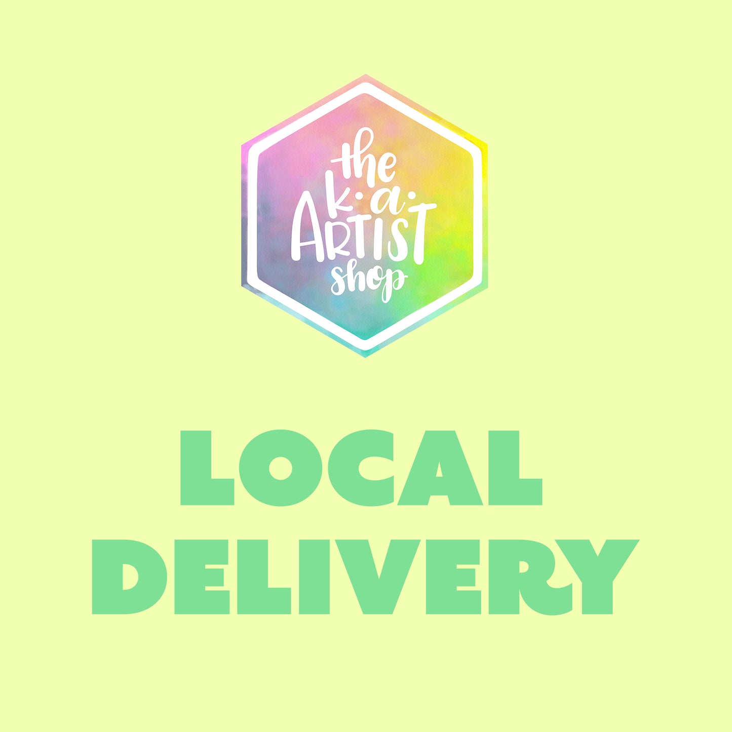 Local Delivery (for addresses within 5 miles of shop) - by K. A. Artist Shop - K. A. Artist Shop