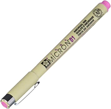 Pigma Micron Individual Pens - Colors - 01 / Rose by Sakura - K. A. Artist Shop