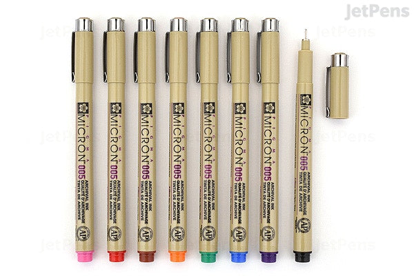 Pigma Micron Individual Pens - Colors - by Sakura - K. A. Artist Shop
