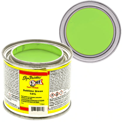 1 Shot Lettering Enamel Paint - 4 oz. - Sublime Green by 1 Shot - K. A. Artist Shop