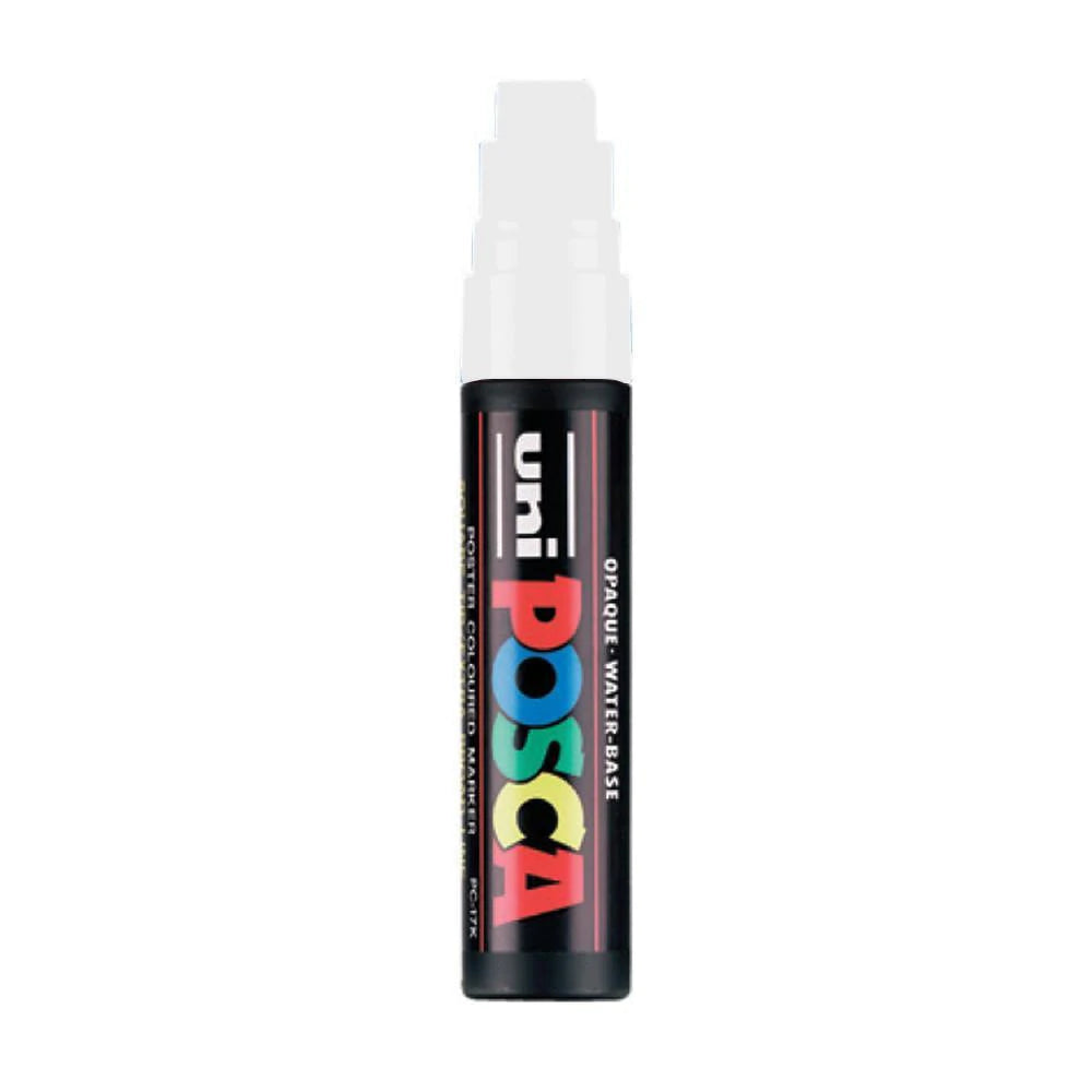POSCA Paint Markers - PC-17K Extra-Broad - White by POSCA - K. A. Artist Shop