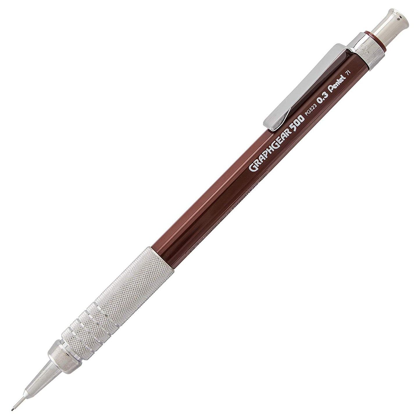 Pentel "Graph Gear" (500 Series) Automatic Drafting Pencils - 0.3mm (Brown) by Pentel - K. A. Artist Shop